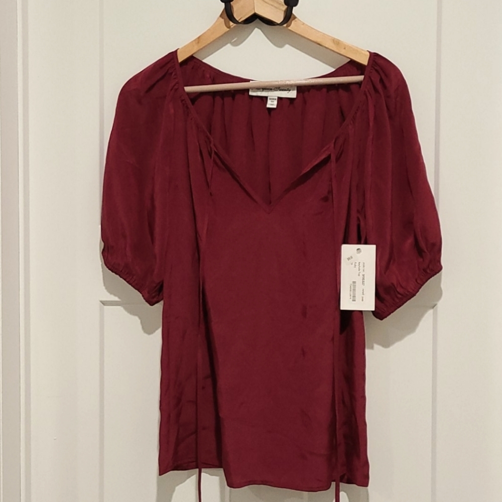 Women's Maroon Top
